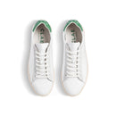 Basket Bradley California - White Leather Loden Green