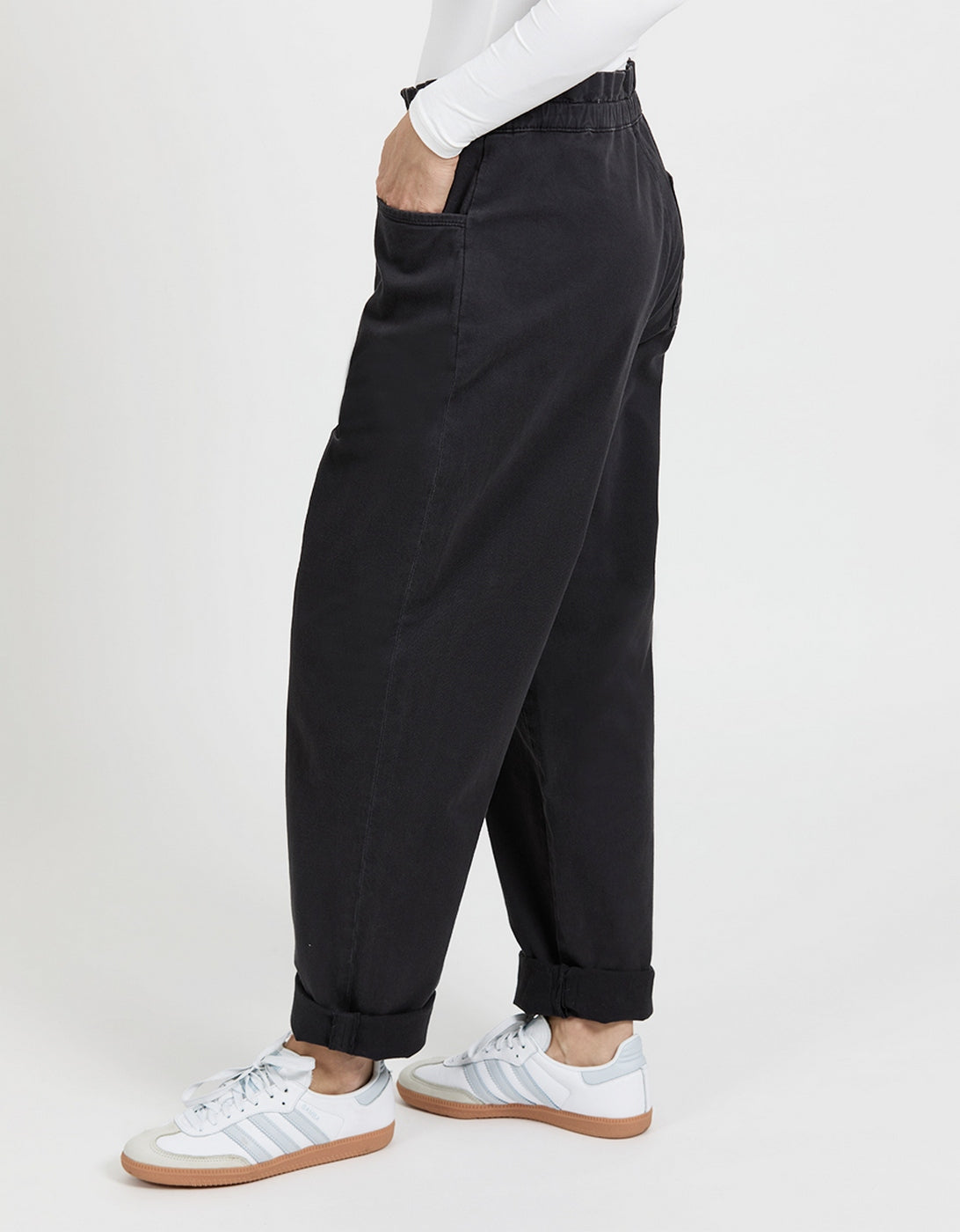 Brady Tapered Trousers - Carbon - Women