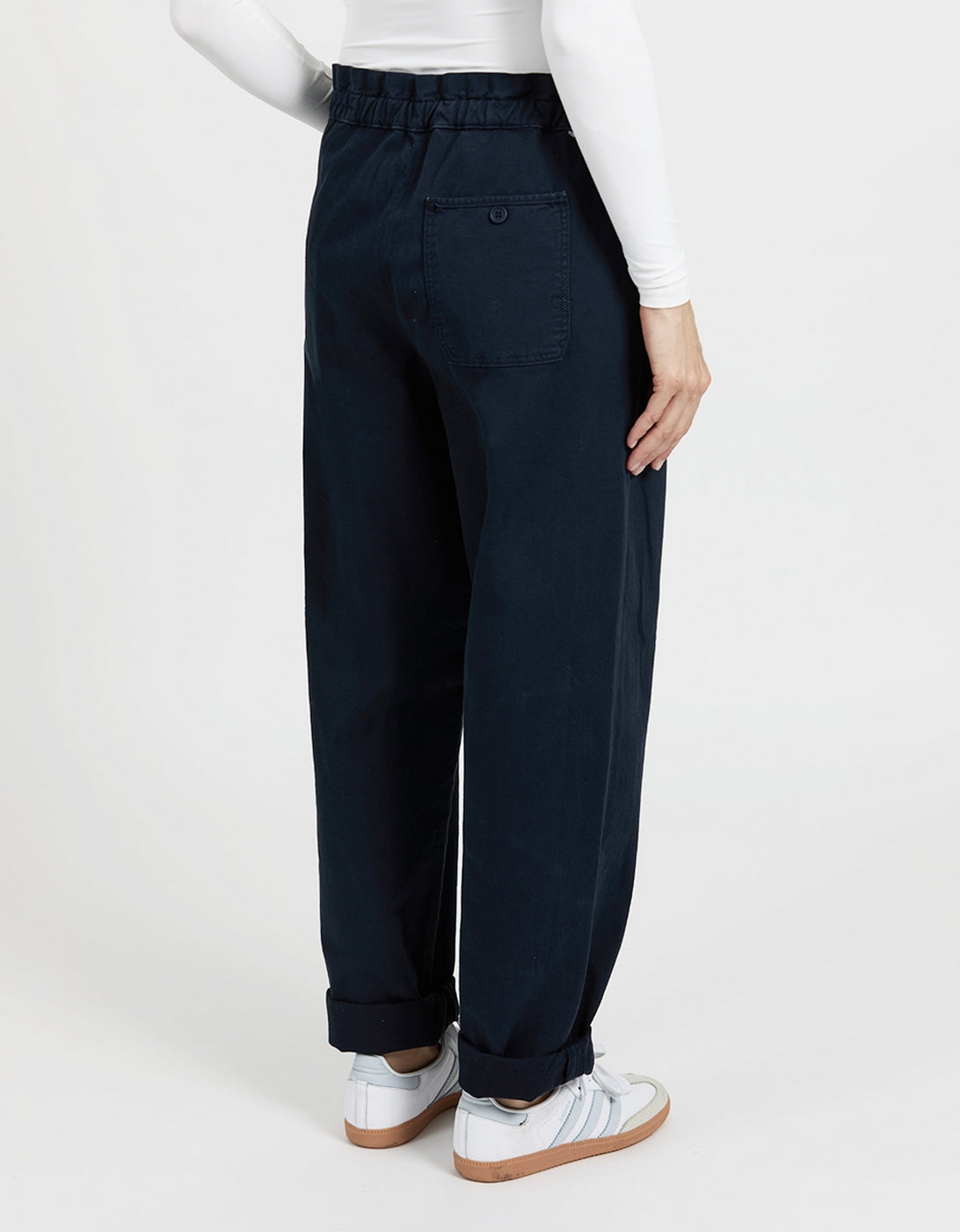 Pantalon Tapered Brady - Dark Navy - Femme