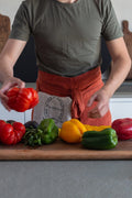 Washed Linen Apron
