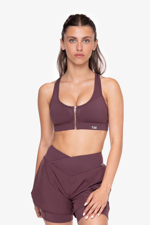 Brassière Zip-Tech - Grape
