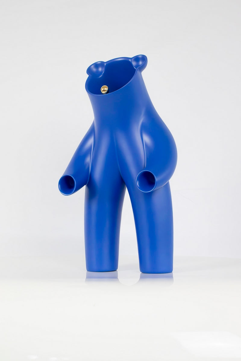 Brave - Eugeni Quitllet - 40 Cm - Bleu Cobalt & Or