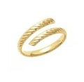 Bague "Tourbillon Doré" Or Jaune 375/1000