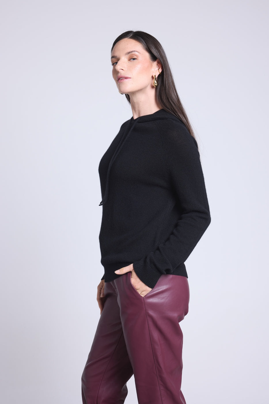 Sudadera Con Capucha Brigitte - Negro - Mujer