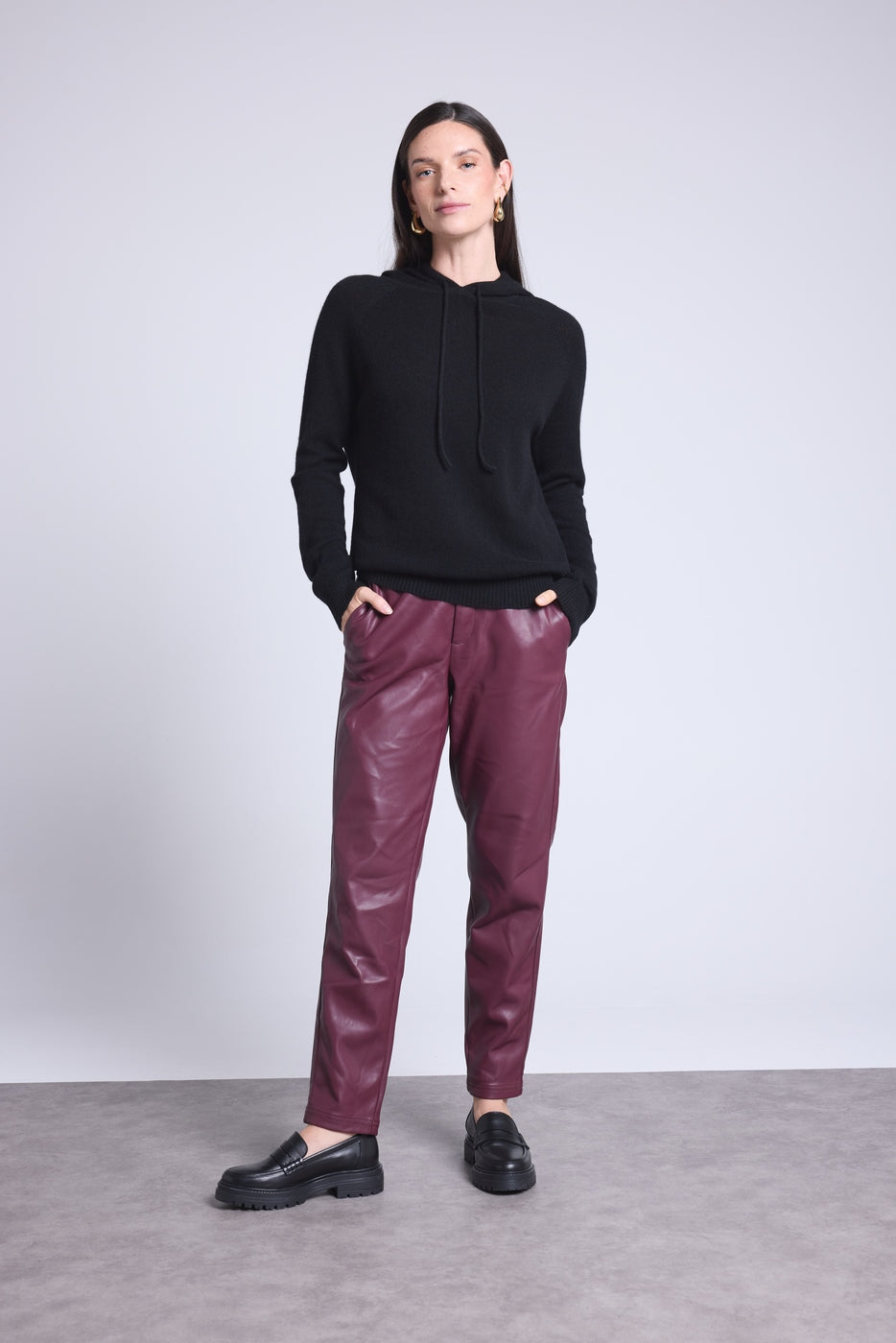 Sweat A Capuche Brigitte - Noir - Femme