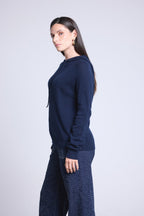 Brigitte Hoodie - Navy Blue - Women