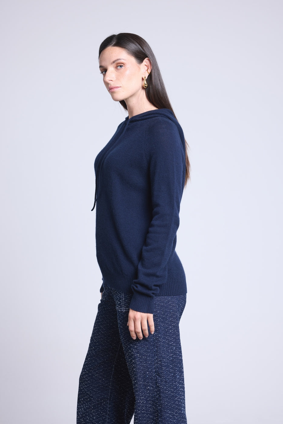 Brigitte Hoodie - Navy Blue - Women