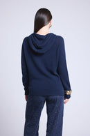 Sweat A Capuche Brigitte - Bleu Marine - Femme
