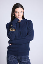 Brigitte Hoodie - Navy Blue - Women