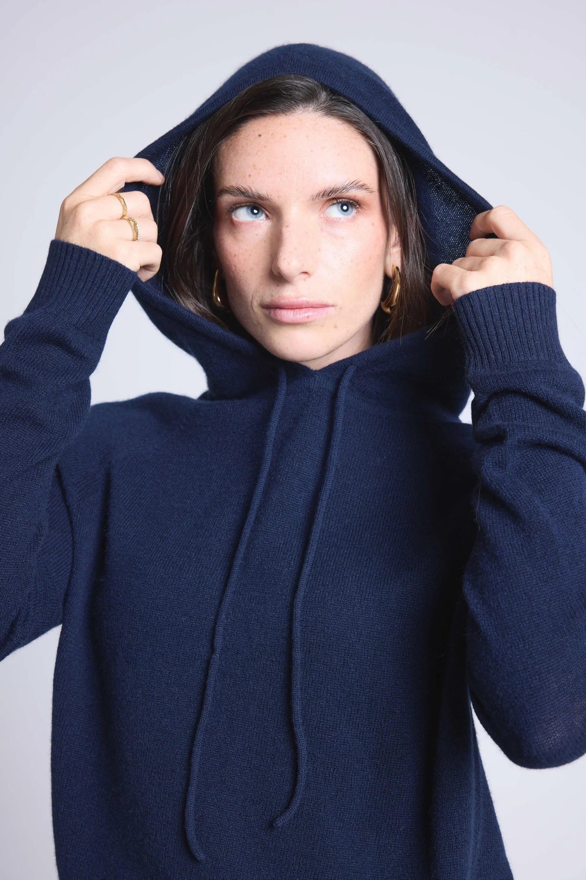 Brigitte Hoodie - Navy Blue - Women