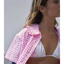 Haut Brillant Triangle Aros - Argent