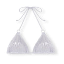 Haut Brillant Triangle Aros - Argent