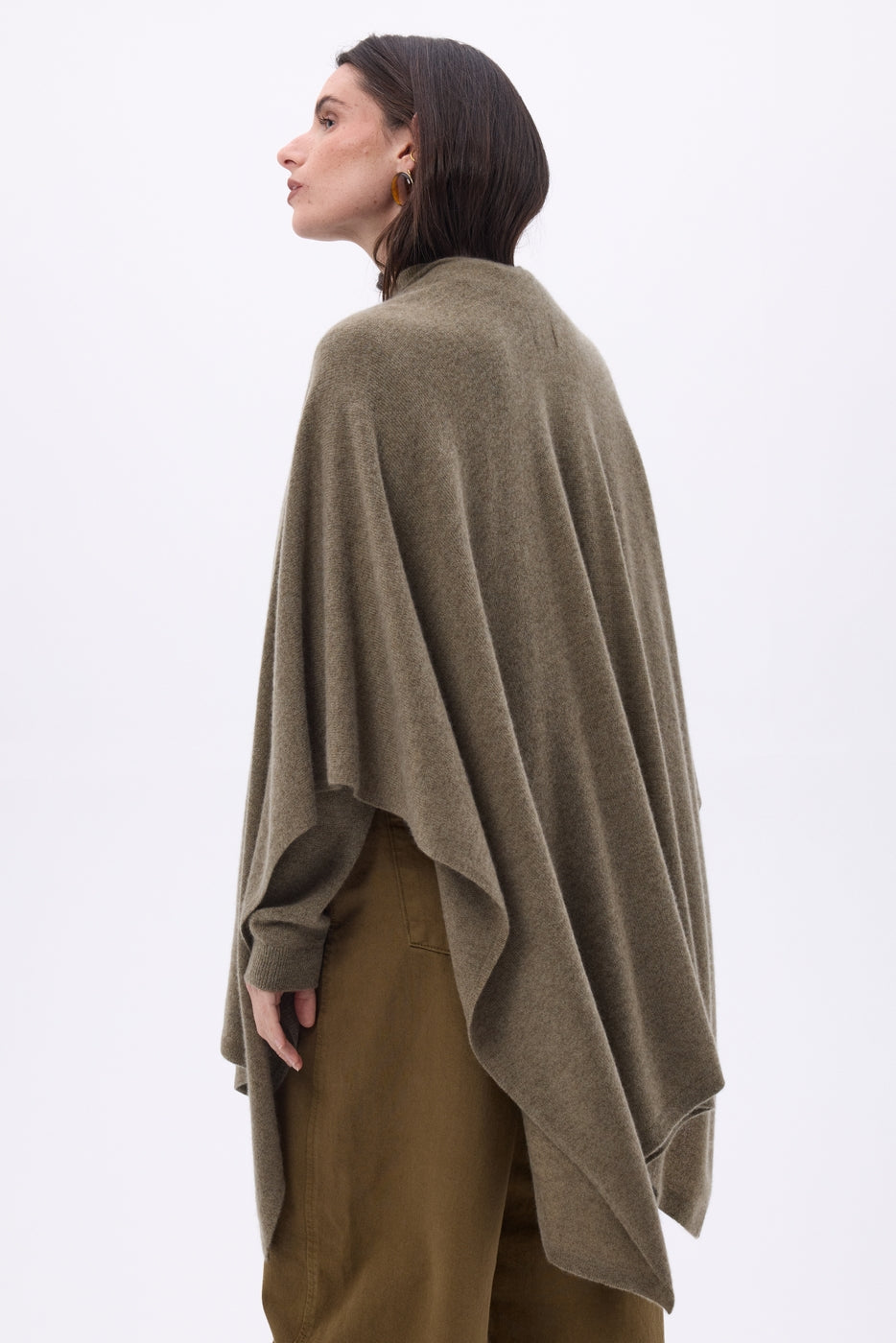 Poncho Brisa - Caqui jaspeado - Mujer