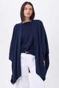 Brise Poncho - Navy Blue - Women