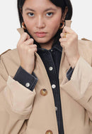 Trench long oversize Labdip beige