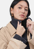 Trench long oversize Labdip beige