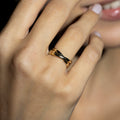 Anillo "Saturna" Oro Amarillo 375/1000 - Oro Amarillo 375/1000