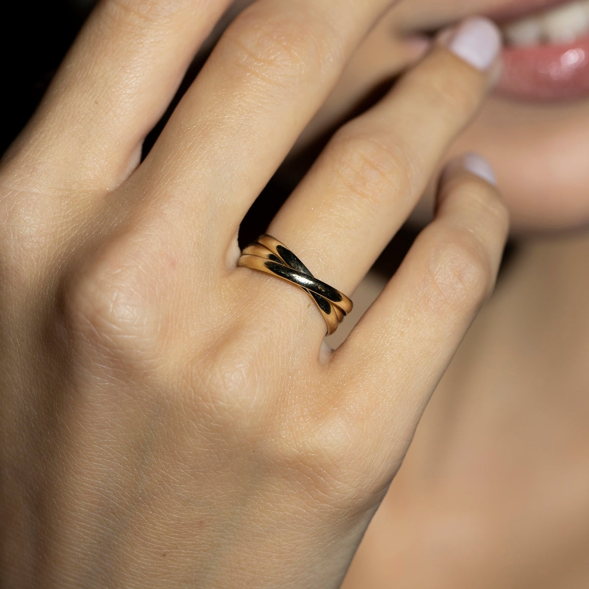 Anillo "Saturna" Oro Amarillo 375/1000 - Oro Amarillo 375/1000