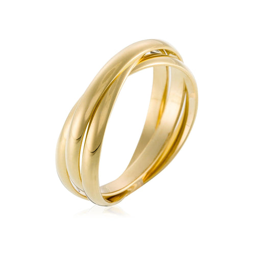 Anillo “Saturna” Oro amarillo 375/1000