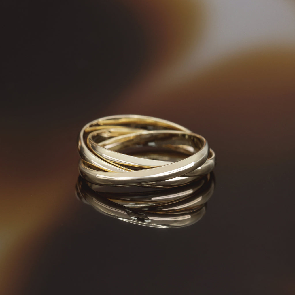 “Saturna” Ring 375/1000 Yellow Gold