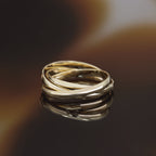 “Saturna” Ring 375/1000 Yellow Gold