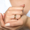 Anillo "Tri Gold" - Oro Tricolor 375/1000