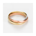 "Tri Or" Tricolour Gold 375/1000 Ring - Tricolour Gold 375/1000