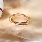 Bague "Tri Or" Or Tricolore - Or Tricolore