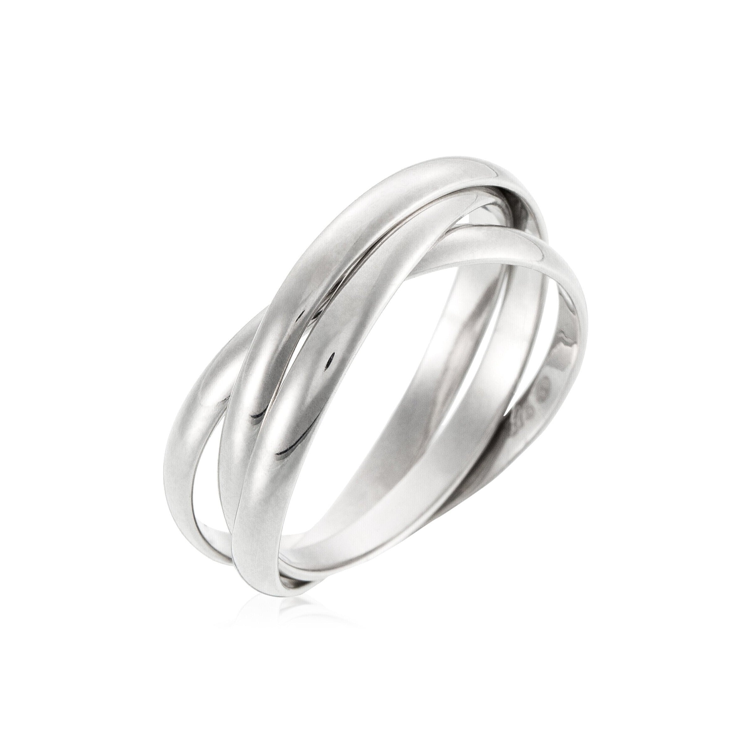Bague "Saturna" - Or Blanc 375/1000