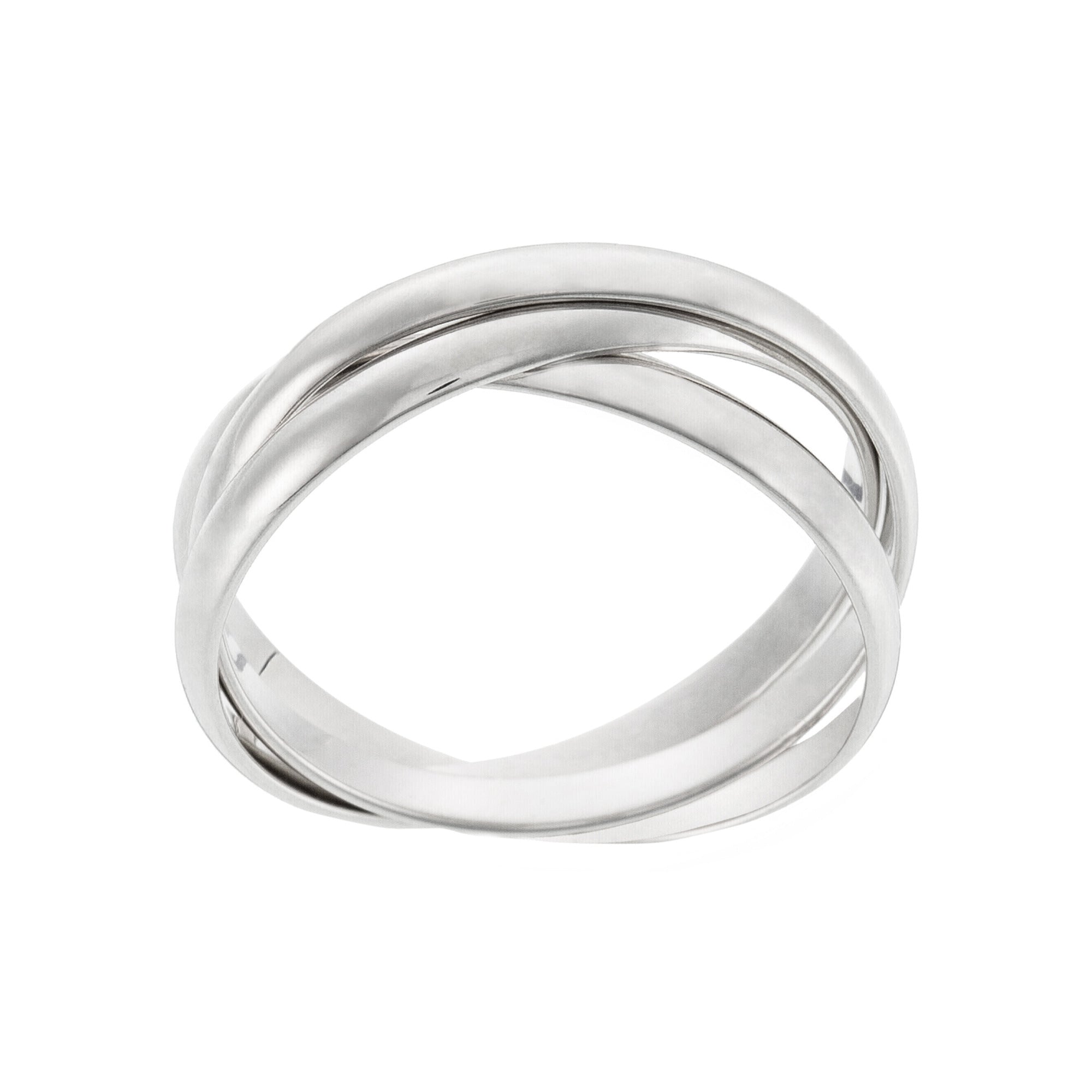 Bague "Saturna" - Or Blanc 375/1000