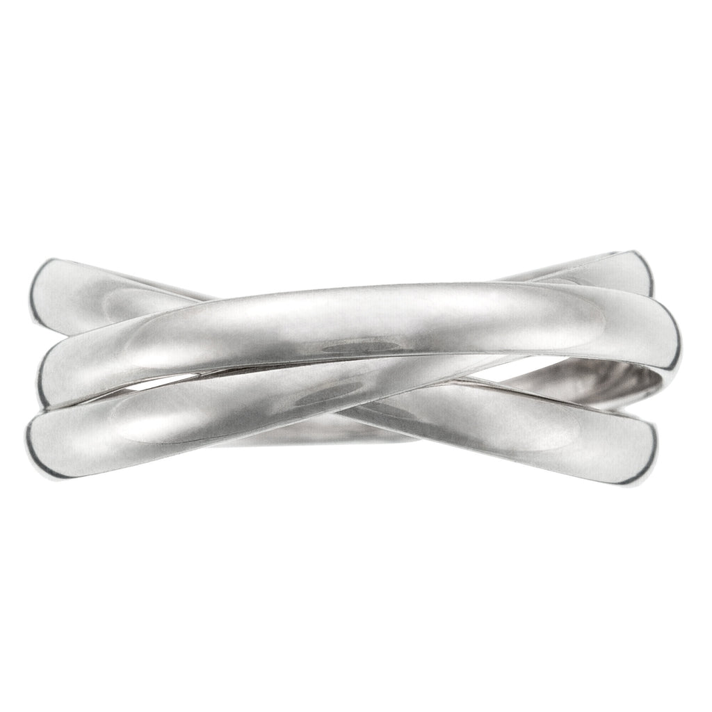 Bague "Saturna" - Or Blanc 375/1000