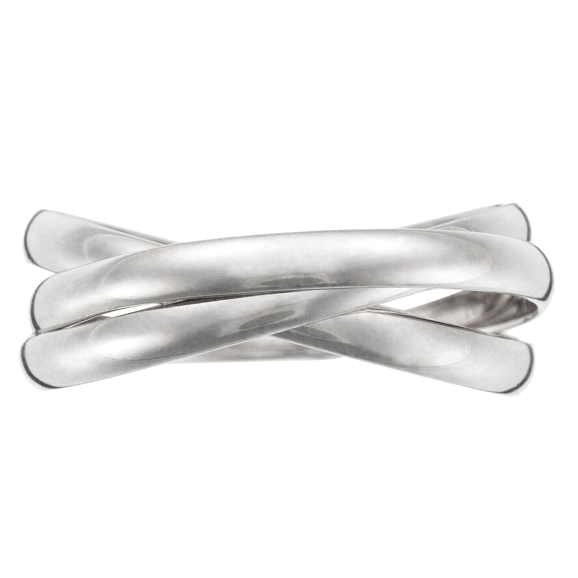 Bague "Saturna" - Or Blanc 375/1000