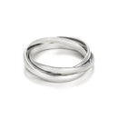 “Saturna” Ring 375/1000 White Gold