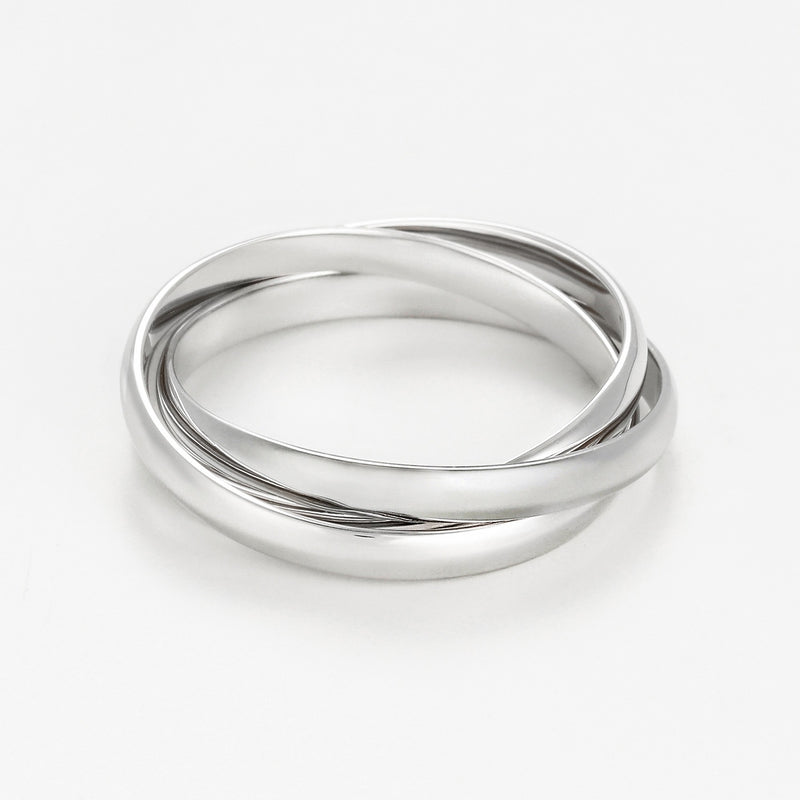 Bague "Saturna" Or Blanc 375/1000 - Or Blanc