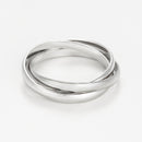 Bague "Saturna" Or Blanc 375/1000 - Or Blanc 375/1000