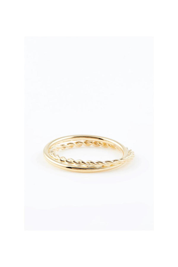 “Moon” Ring 375/1000 Yellow Gold