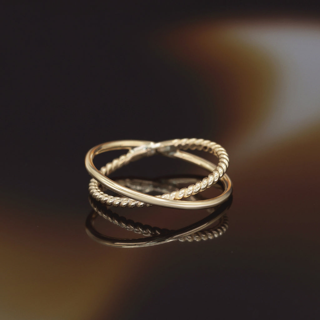 Bague "Neptune" Or Jaune 375/1000