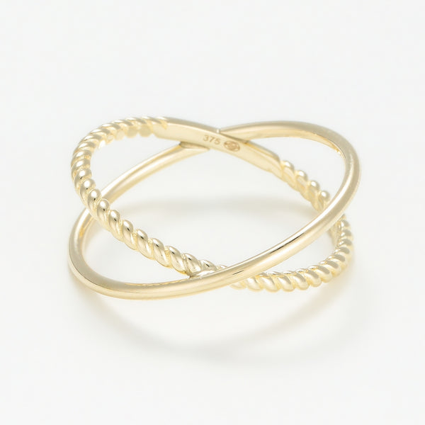 Bague "Neptune" Or Jaune 375/1000 - Or Jaune 375/1000