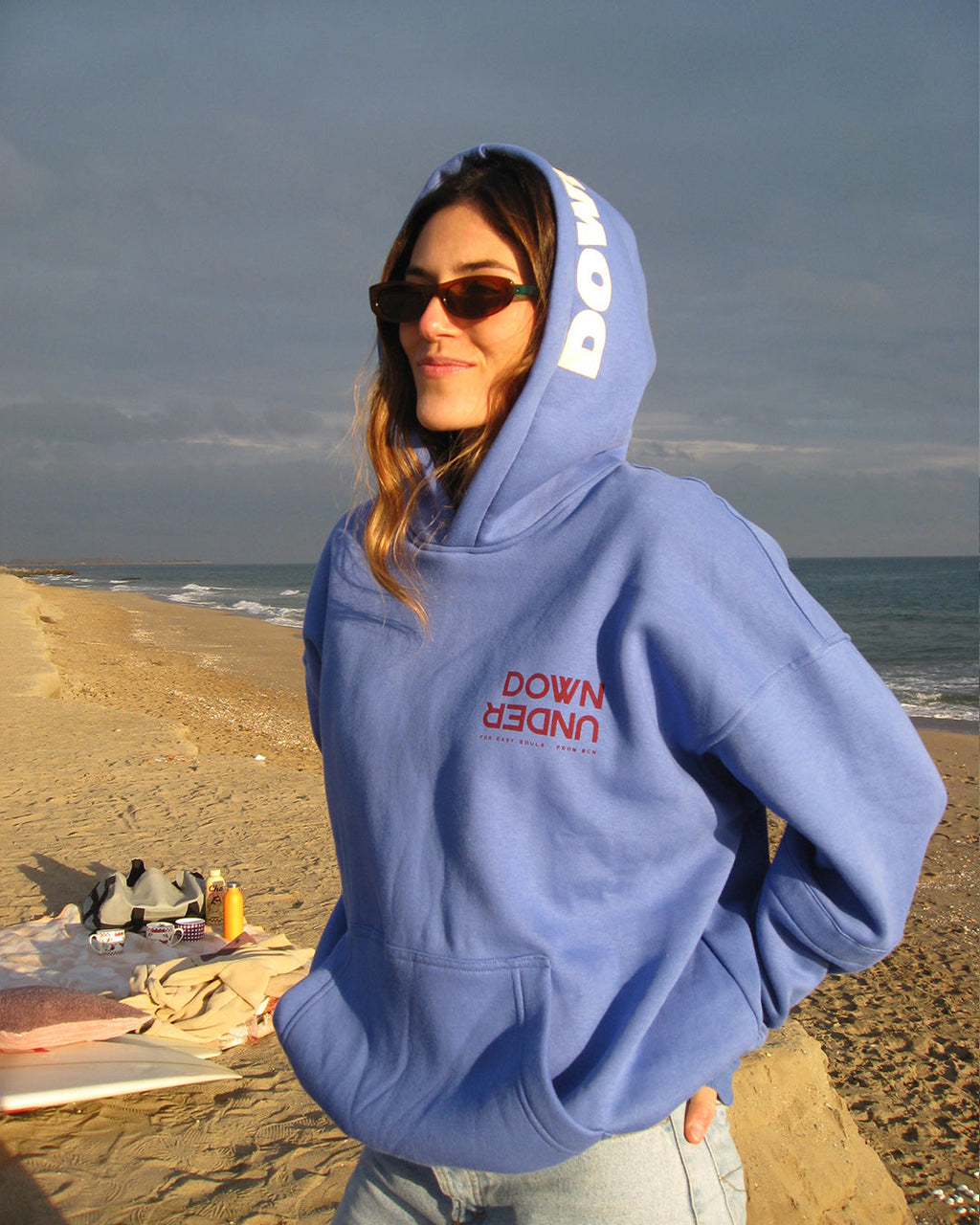 Sweat À Capuche Broome Indigo