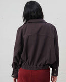 Veste Bron Canvas - Chocolat