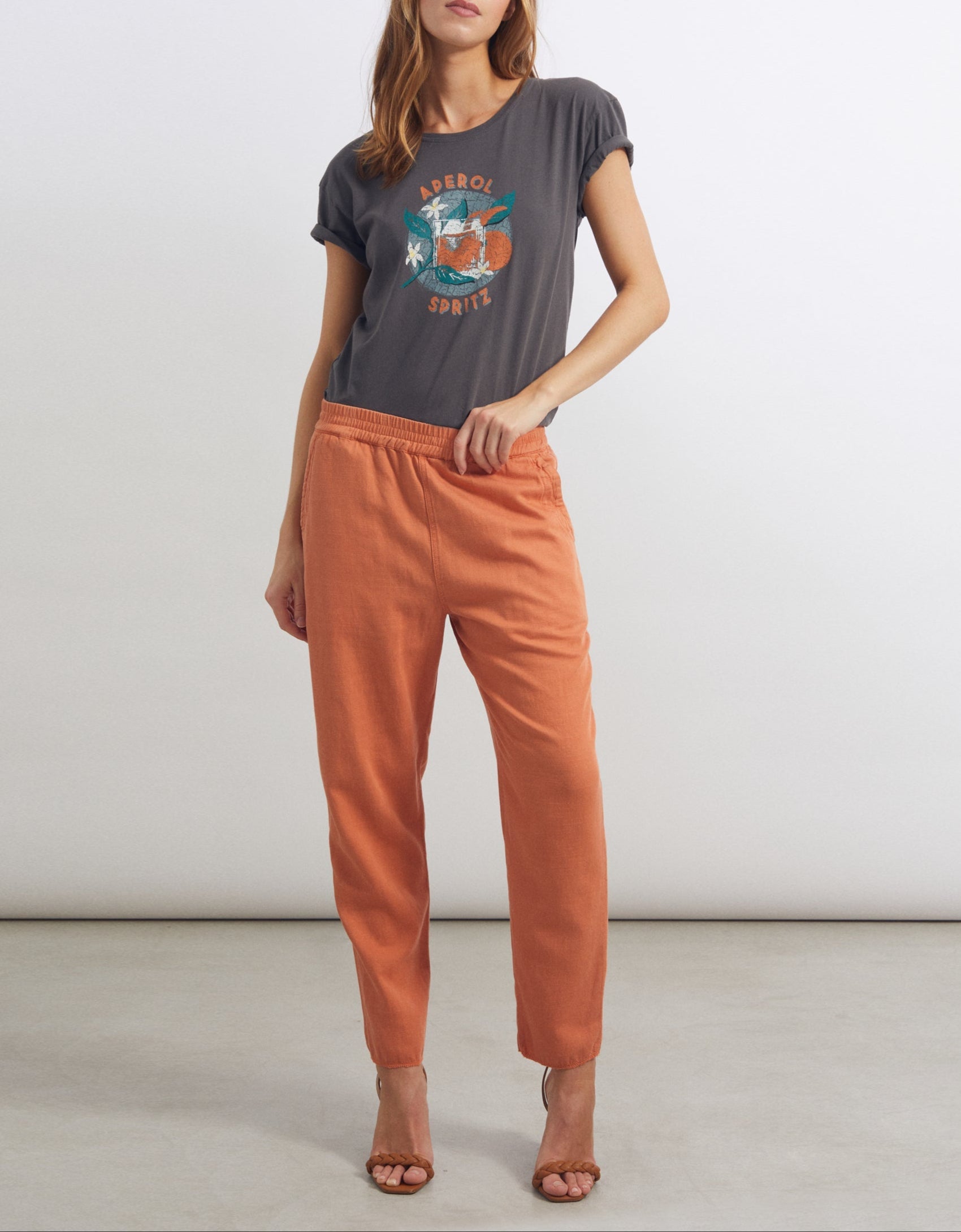 Pantalon Baggy Brooke - Thyme - Femme