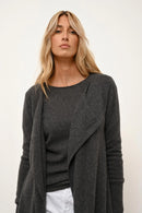 Veste Longue - Brooke - Anthracite Chiné