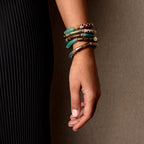 Bracelet Juhu - Brown Turquoise