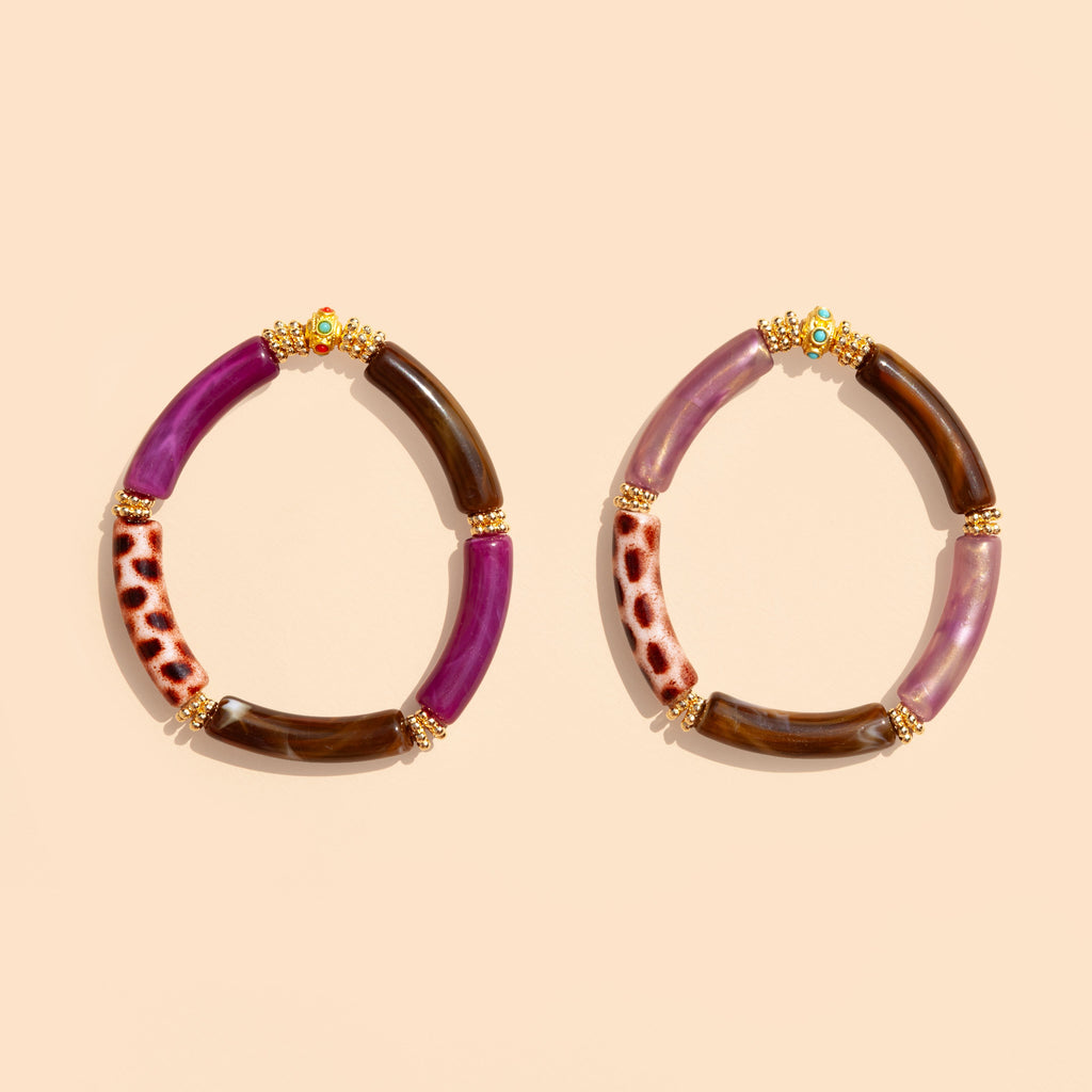 Bracelet Juhu - Brown Rose