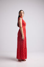 Vestido Largo - Bruna - Rojo