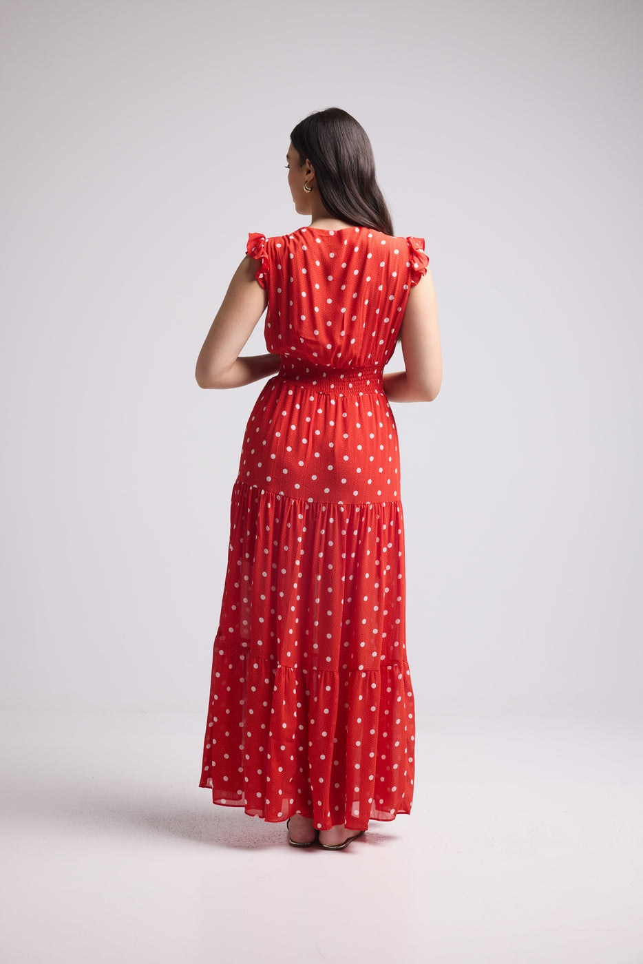 Vestido Largo - Bruna - Rojo