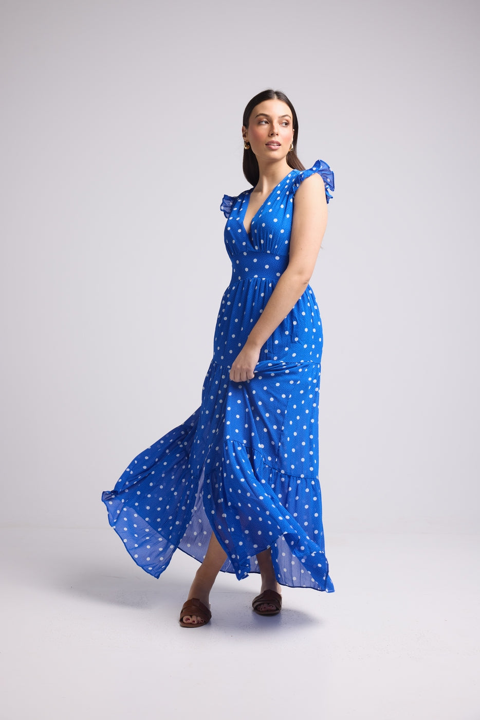Vestido Largo - Bruna - Azul