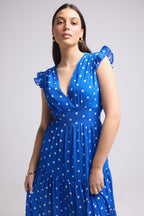 Vestido Largo - Bruna - Azul
