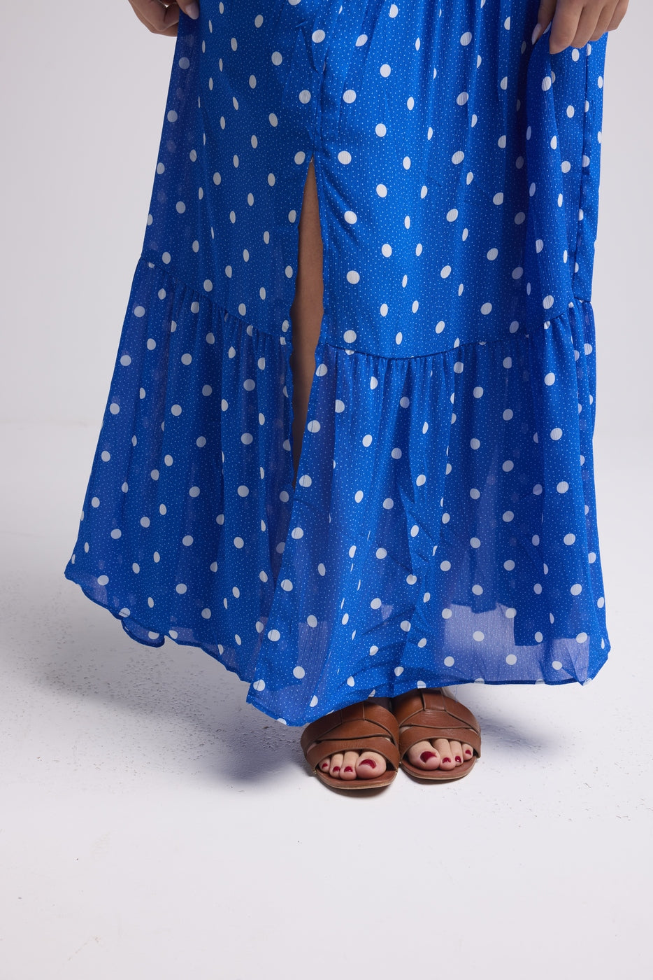 Vestido Largo - Bruna - Azul