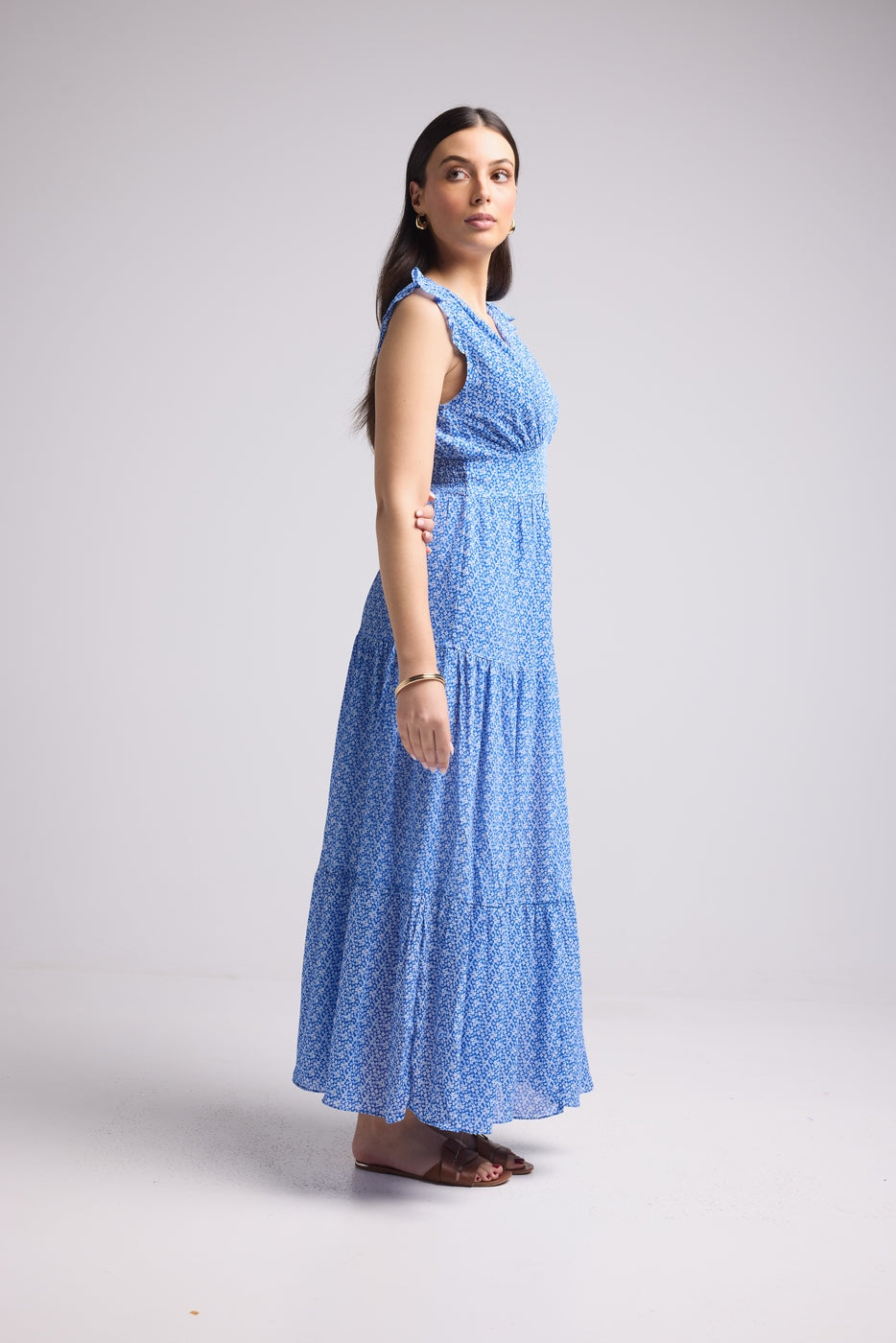 Long Dress - Bruna - Blue